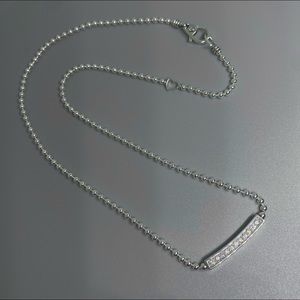 Lagos new station diamond bead necklace